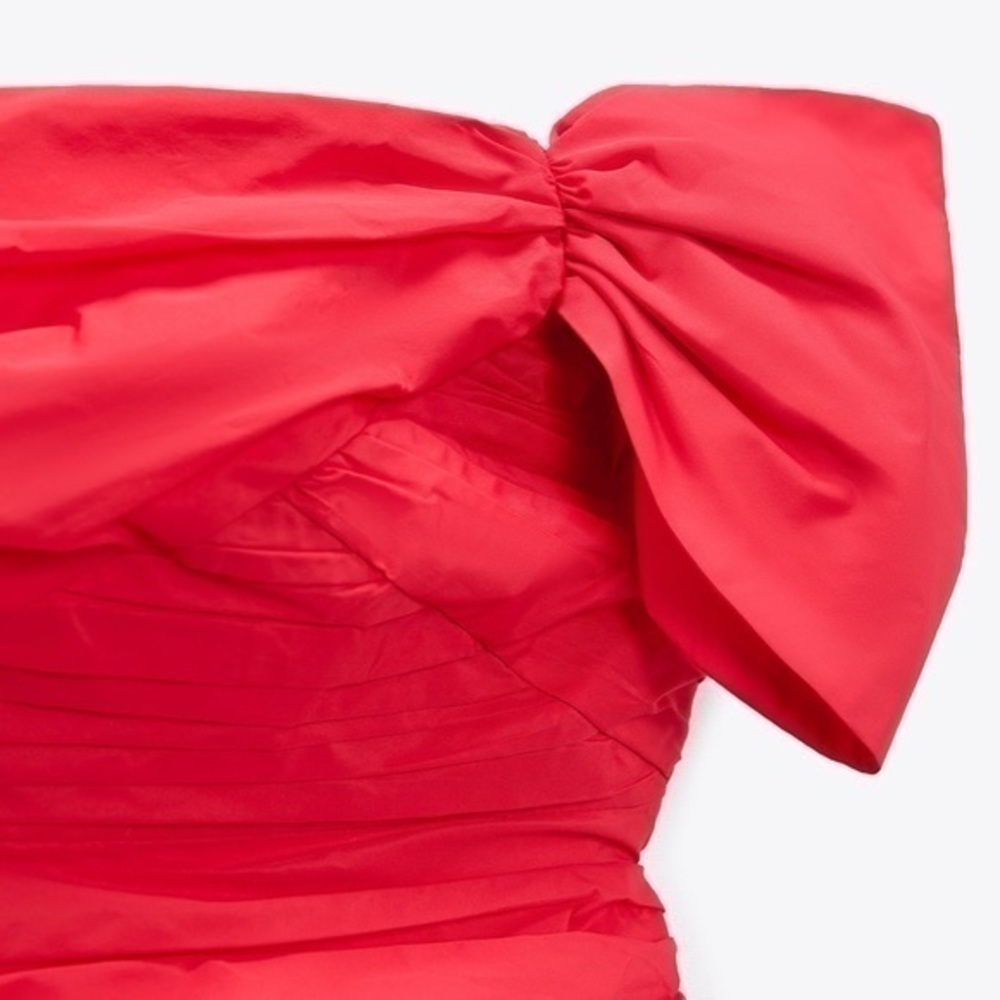 Zara NWT mini dress with bow - Picture 6 of 7